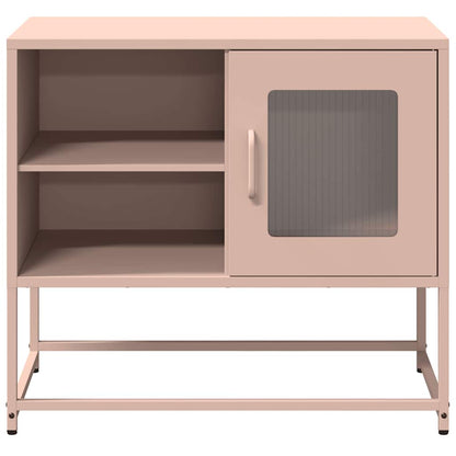 TV Cabinet Pink 68x39x60.5 cm Steel