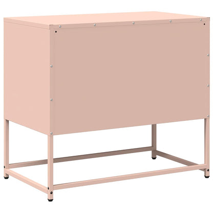 TV Cabinet Pink 68x39x60.5 cm Steel