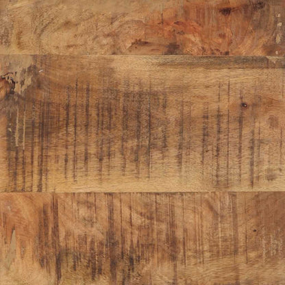 Solid Mango Wood Bedside Cabinet 40x40x59 cm - Rustic Charm