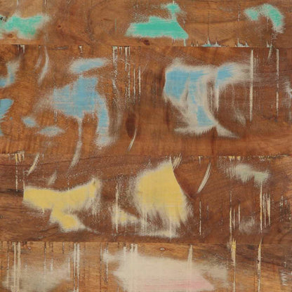 Solid Wood Reclaimed Bedside Cabinet 40x40x59 cm - Eco-Friendly Charm