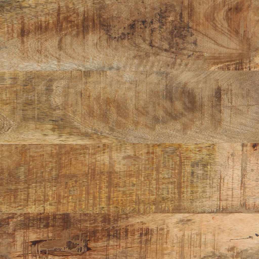 Solid Mango Wood Bedside Cabinet 40x40x50 cm - Rustic Charm