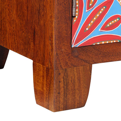 Solid Acacia Wood Bedside Cabinets - Set of 2, 40x30x45 cm