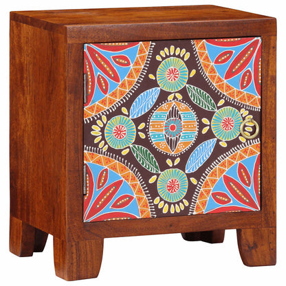 Solid Acacia Wood Bedside Cabinets - Set of 2, 40x30x45 cm