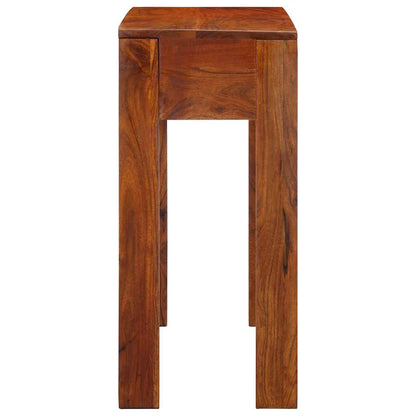 Solid Wood Acacia Console Table 80x35x75 cm - Elegant & Durable