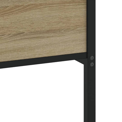 Sonoma Oak Engineered Wood Bed Frame 100x200 cm (No Mattress)