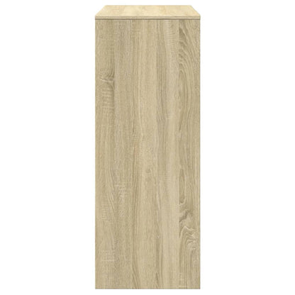 Sonoma Oak Bar Table with Racks, 90x40x103.5 cm, Engineered Wood