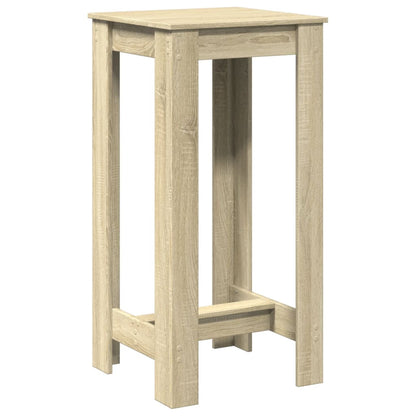 Sonoma Oak Bar Table, Engineered Wood, 51x50x103.5 cm