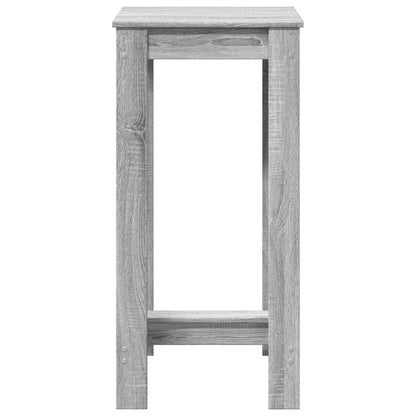 Grey Sonoma Bar Table, 51x50x103.5 cm, Engineered Wood