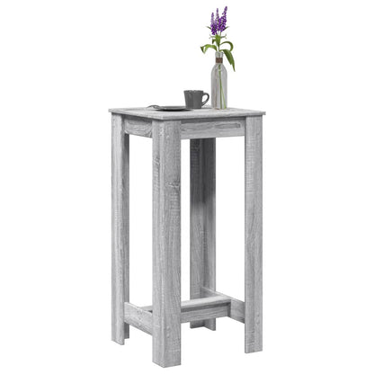 Grey Sonoma Bar Table, 51x50x103.5 cm, Engineered Wood