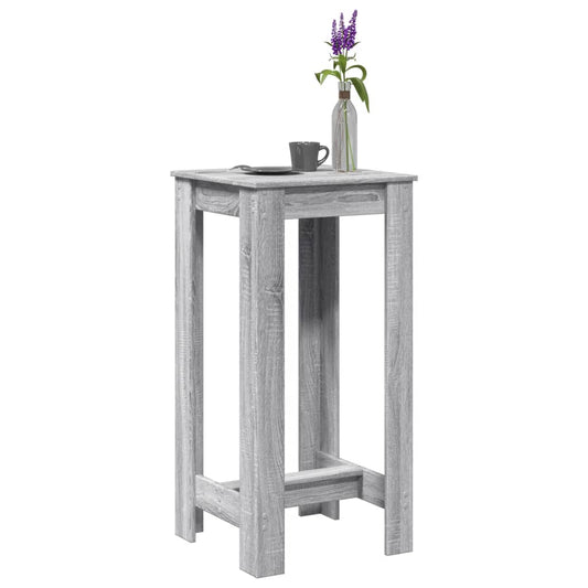 Grey Sonoma Bar Table, 51x50x103.5 cm, Engineered Wood