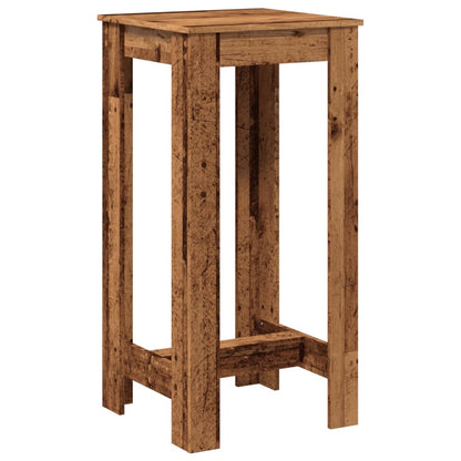 Rustic Bar Table, Engineered Wood, 51x50x103.5 cm