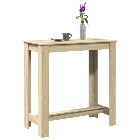 Sonoma Oak Bar Table - Engineered Wood, 102x50x103.5 cm