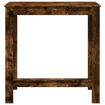 Smoked Oak Bar Table - Engineered Wood 102x50x103.5 cm