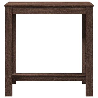 Brown Oak Bar Table - Engineered Wood, 102x50x103.5 cm