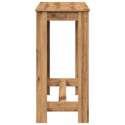 Artisan Oak Bar Table 102x50x103.5 cm - Engineered Wood Design