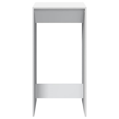 White Engineered Wood Bar Table, 51x50x103.5 cm