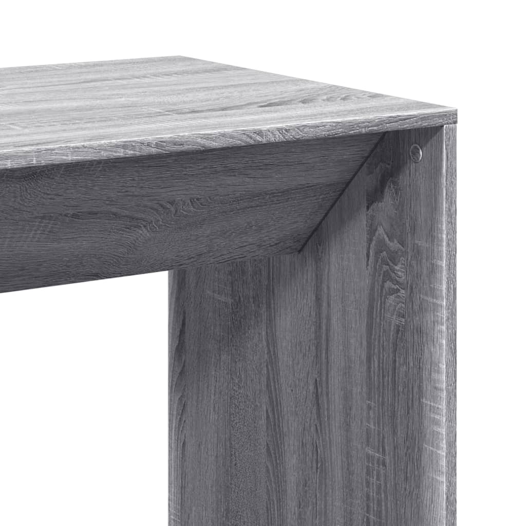 Grey Sonoma Bar Table, Engineered Wood, 51x50x103.5 cm