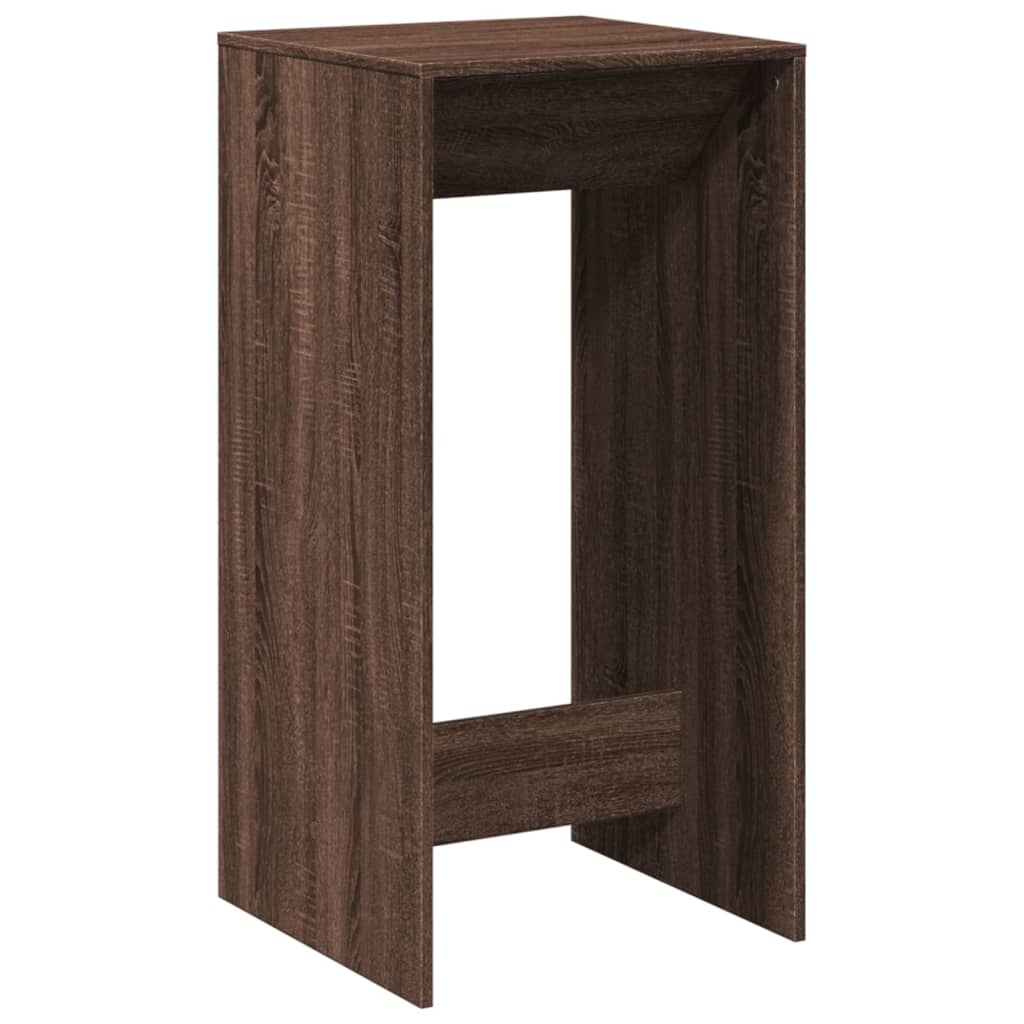 Brown Oak Bar Table - 51x50x103.5 cm - Engineered Wood