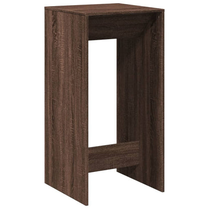 Brown Oak Bar Table - 51x50x103.5 cm - Engineered Wood