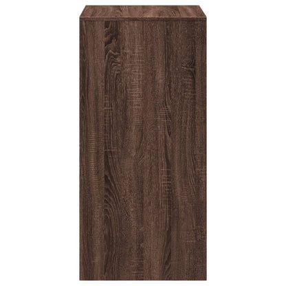 Brown Oak Bar Table - 51x50x103.5 cm - Engineered Wood