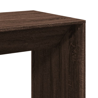 Brown Oak Bar Table - 51x50x103.5 cm - Engineered Wood
