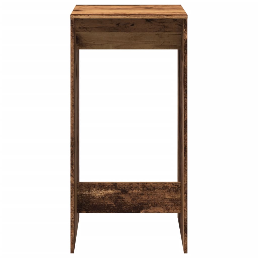 Vintage-Style Bar Table, Old Wood, Engineered, 51x50x103.5 cm
