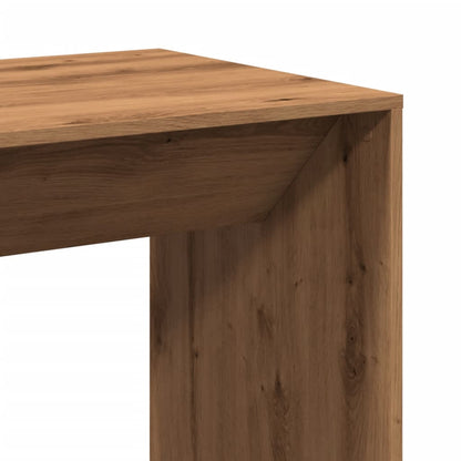 Stylish Artisan Oak Bar Table, 51x50x103.5 cm, Engineered Wood
