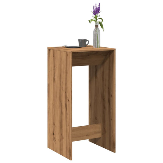 Stylish Artisan Oak Bar Table, 51x50x103.5 cm, Engineered Wood
