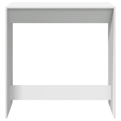 Sleek White Engineered Wood Bar Table, 102x50x103.5 cm