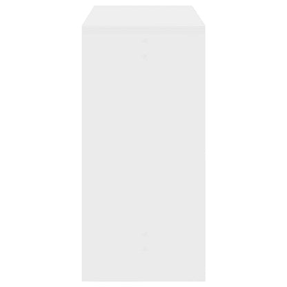 Sleek White Engineered Wood Bar Table, 102x50x103.5 cm