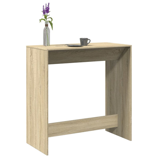 Sonoma Oak Bar Table 102x50x103.5 cm - Durable Engineered Wood