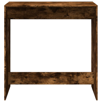 Smoked Oak Bar Table 102x50x103.5 cm - Engineered Wood Elegance
