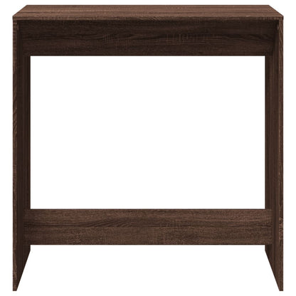 Brown Oak Bar Table 102x50x103.5 cm | Engineered Wood Design