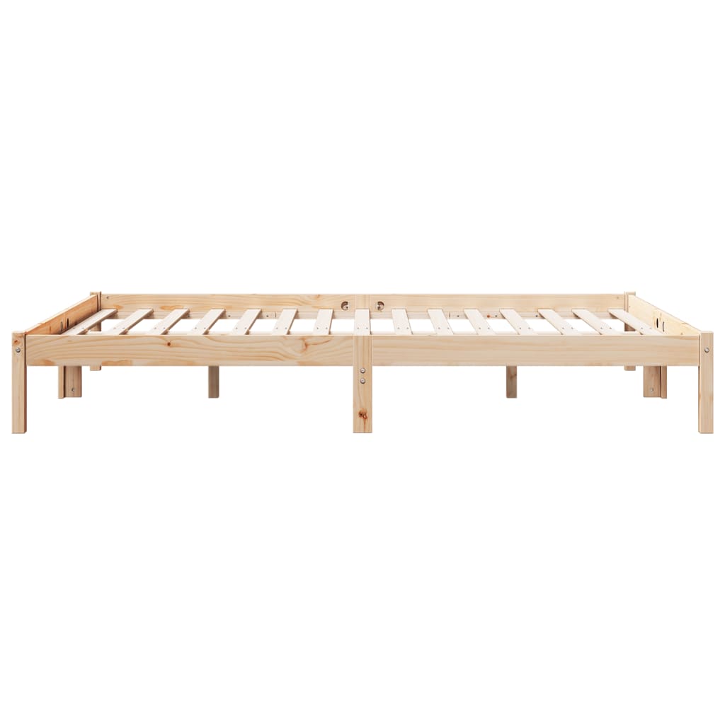 Solid Pine Extra Long Bed Frame 160x210 cm - No Mattress