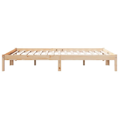Solid Pine Extra Long Bed Frame 160x220 cm - No Mattress Included