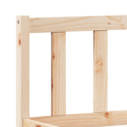 Solid Pine Extra Long Bed Frame 160x220 cm - No Mattress Included