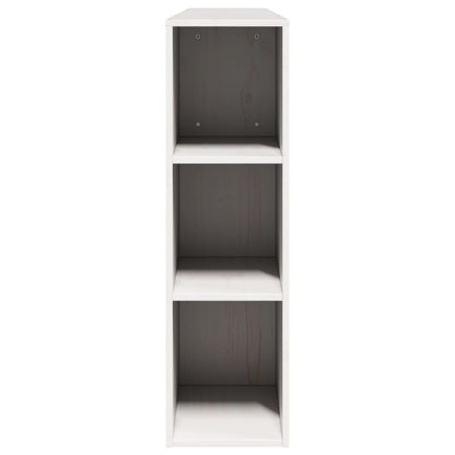 White Solid Pine Headboard with Storage, 200 cm