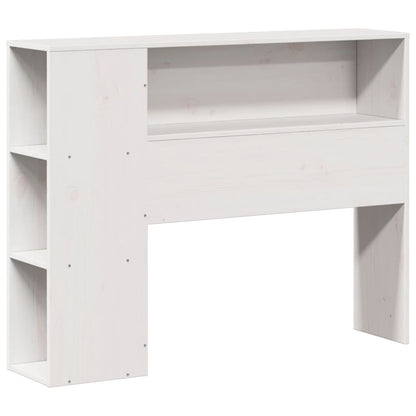 White Solid Pine Headboard with Storage, 90 cm – Stylish & Durable
