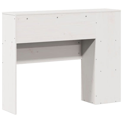 White Solid Pine Headboard with Storage, 90 cm – Stylish & Durable