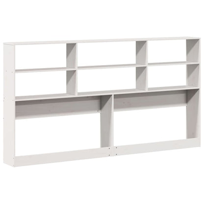 White Solid Pine Headboard with Storage, 180 cm - Stylish & Functional