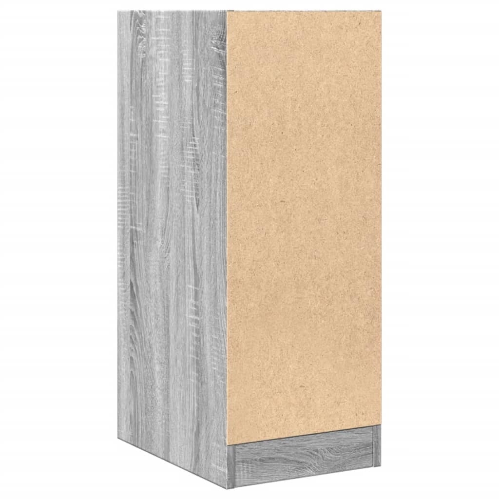 Grey Sonoma Apothecary Cabinet, 30x41x77.5 cm, Engineered Wood