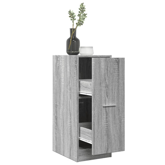 Grey Sonoma Apothecary Cabinet, 30x41x77.5 cm, Engineered Wood