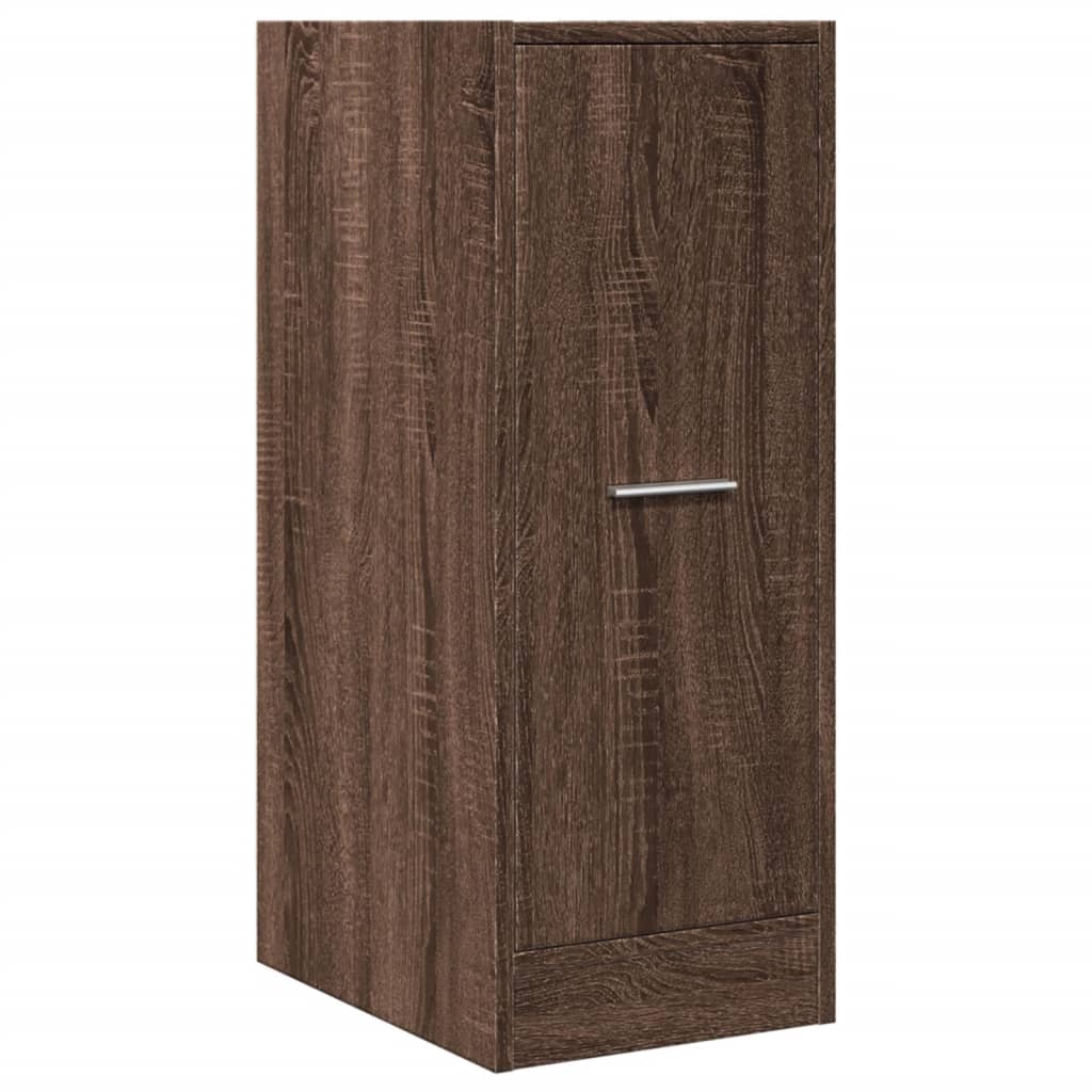 Brown Oak Apothecary Cabinet 30x41x77.5 cm - Engineered Wood