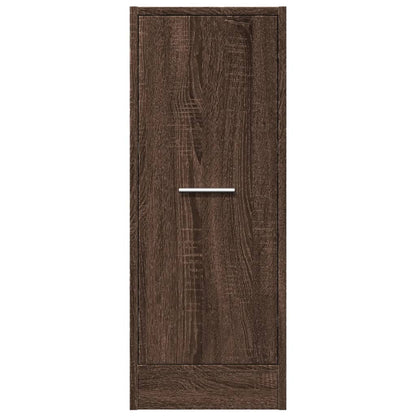 Brown Oak Apothecary Cabinet 30x41x77.5 cm - Engineered Wood