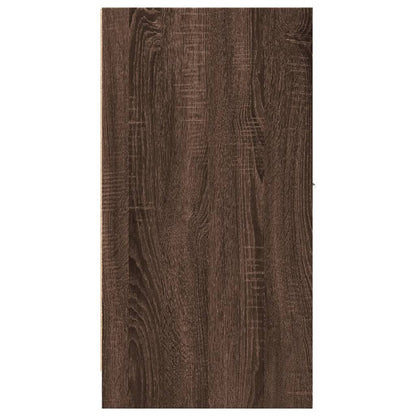 Brown Oak Apothecary Cabinet 30x41x77.5 cm - Engineered Wood