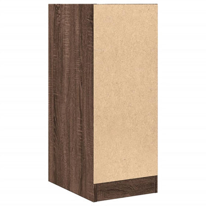 Brown Oak Apothecary Cabinet 30x41x77.5 cm - Engineered Wood