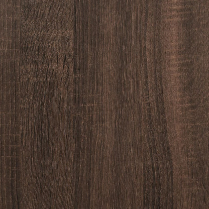 Brown Oak Apothecary Cabinet 30x41x77.5 cm - Engineered Wood