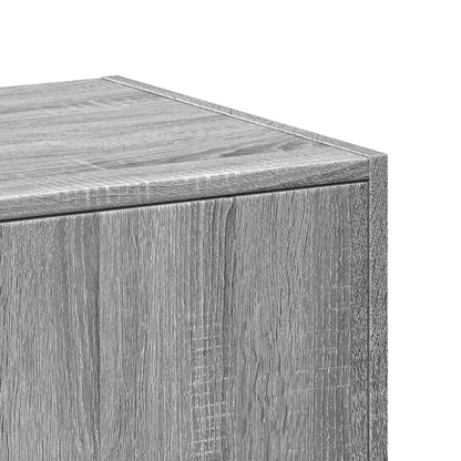 Grey Sonoma Apothecary Cabinet 30x41x118 cm - Engineered Wood