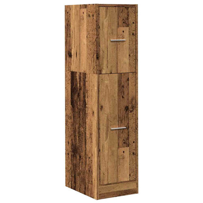 Vintage Apothecary Cabinet, 30x41x118 cm, Engineered Wood Finish