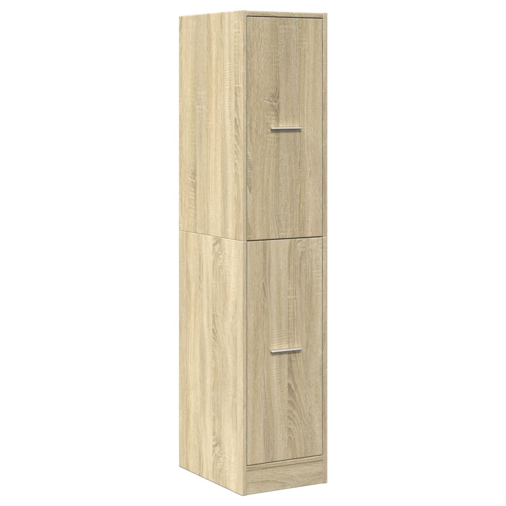 Sonoma Oak Apothecary Cabinet, 30x41x144.5 cm, Engineered Wood